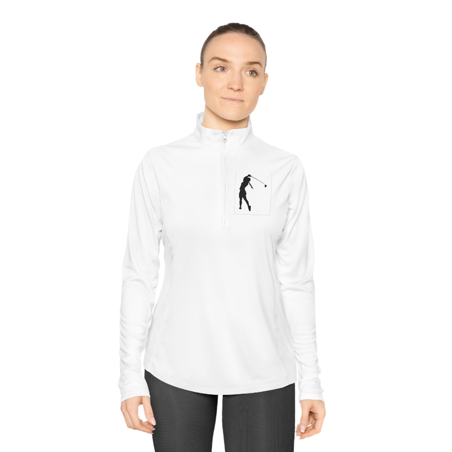 Go Girl Golf - Ladies Quarter-Zip Pullover