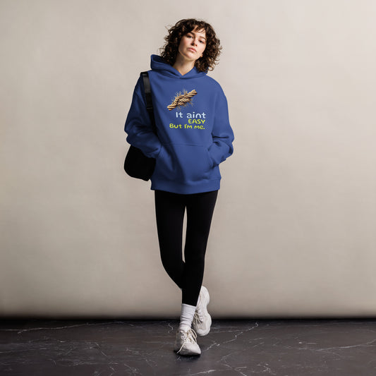 It aint easy - rope -Unisex oversized hoodie