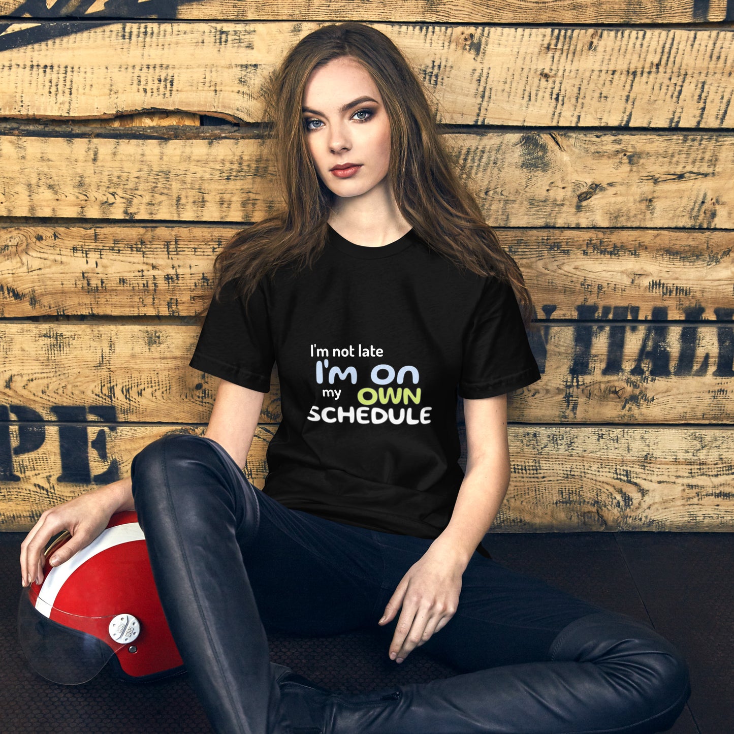 My own Schedule! Unisex t-shirt