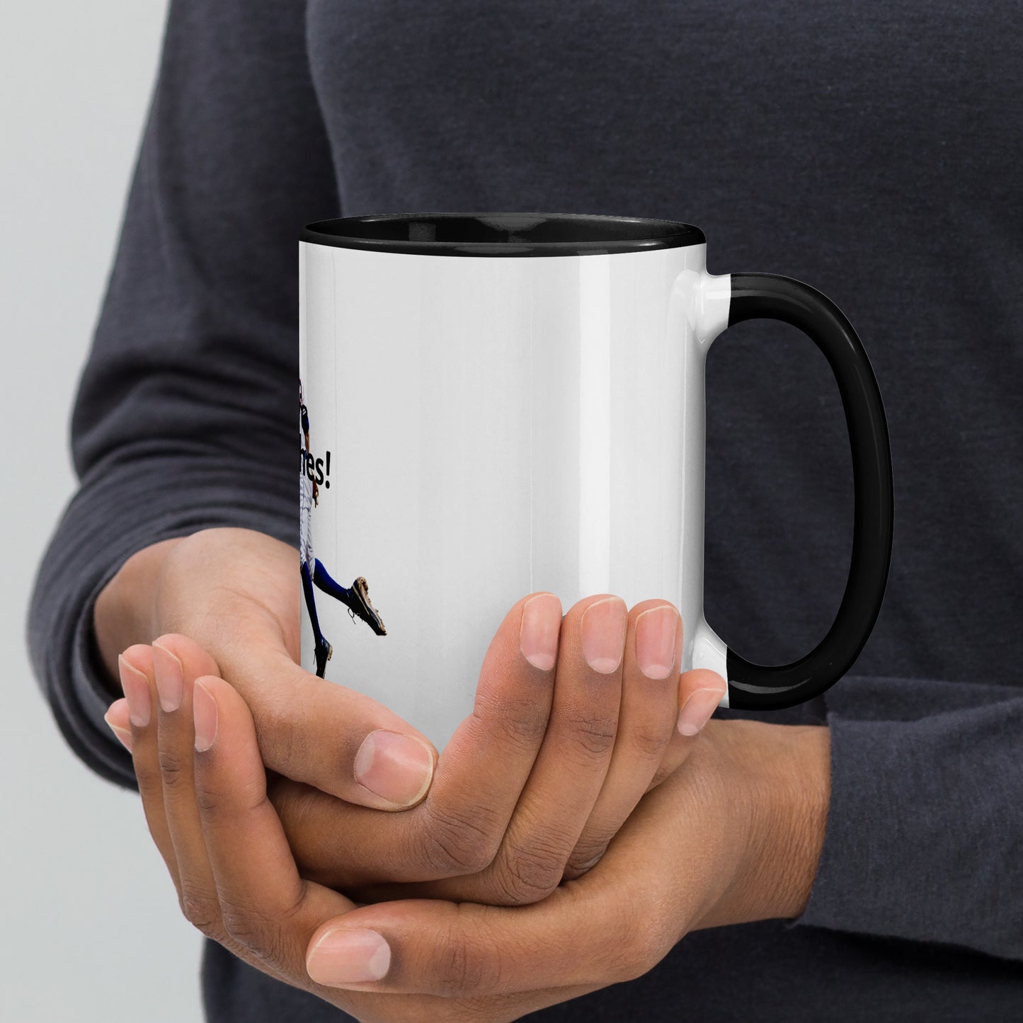 I love snatches - Coffee Mug with Color Inside