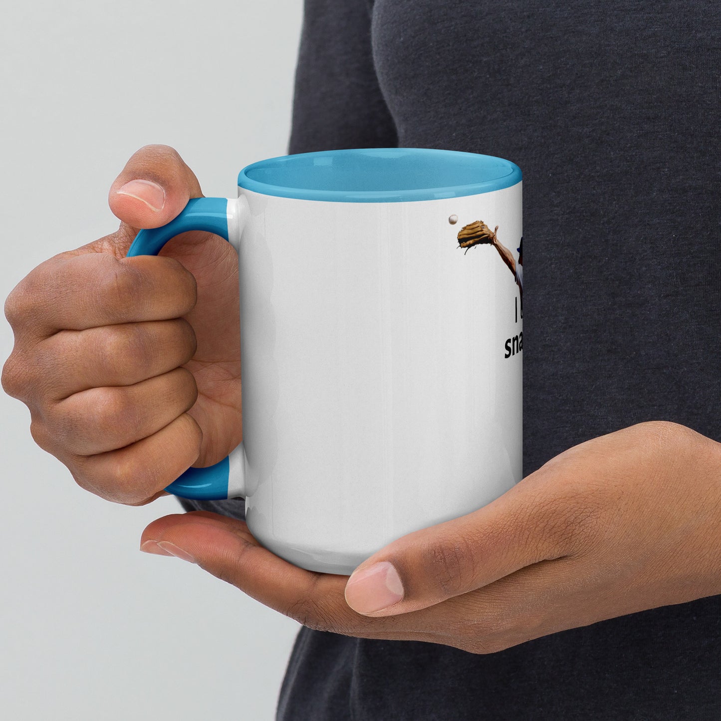 I love snatches - Coffee Mug with Color Inside