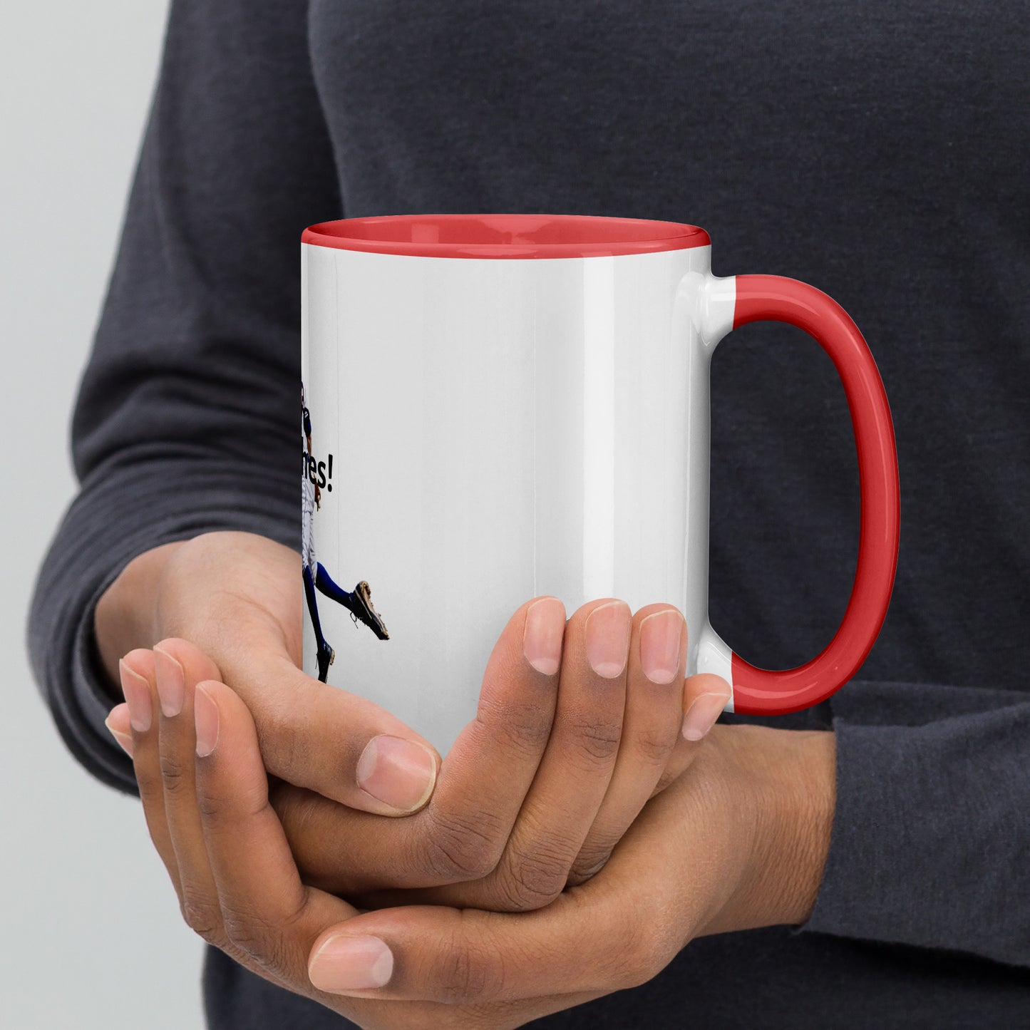 I love snatches - Coffee Mug with Color Inside